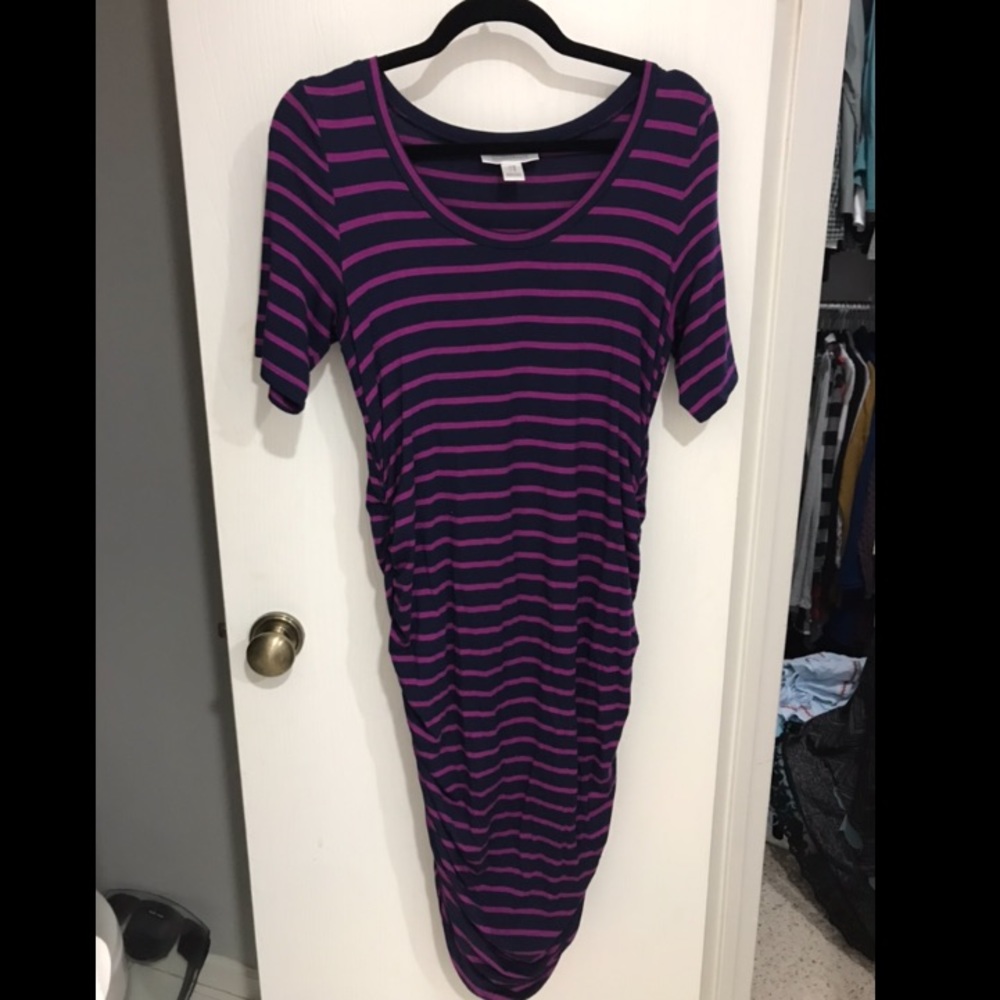 Fitted Maternity Dress M